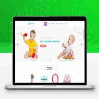 响应式儿童用品玩具外贸企业网站模板