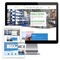 响应式污水处理设备外贸企业网站模板