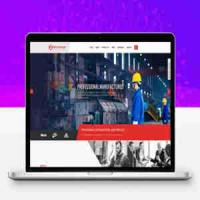 响应式科学仪器仪表设备外贸企业网站模板